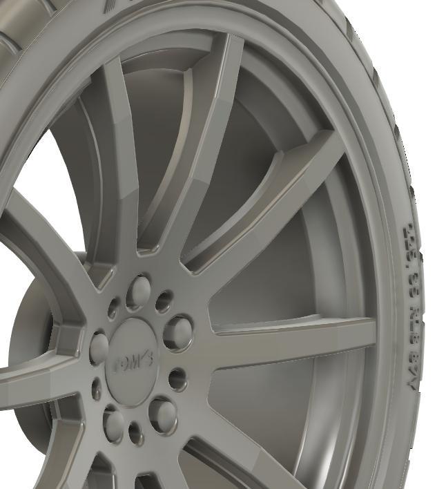 1/24 18x8 TOM'S TWF04 wheels for Toyota GR 86