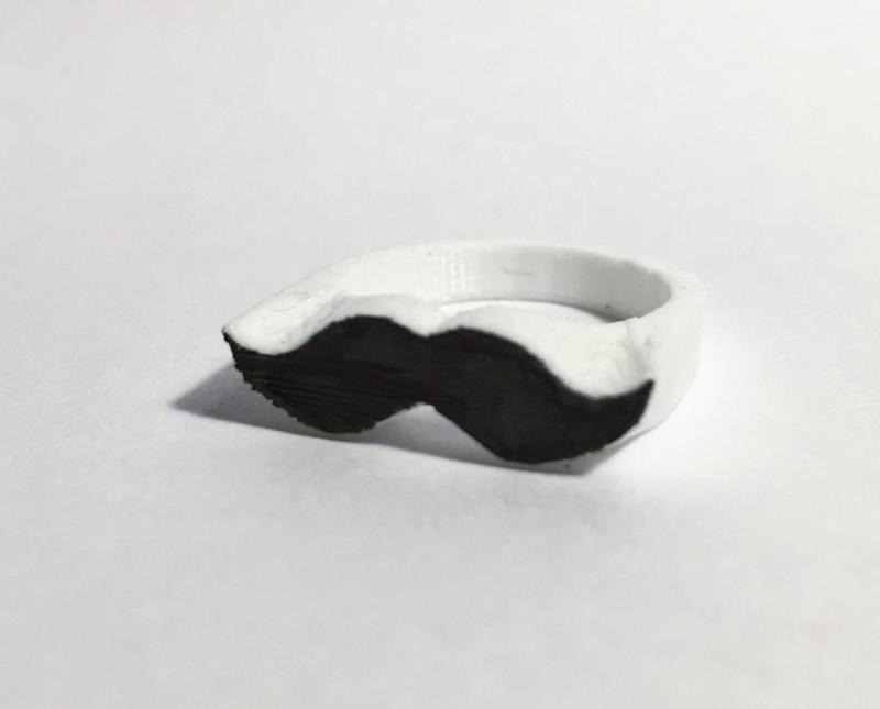 Mustache Ring