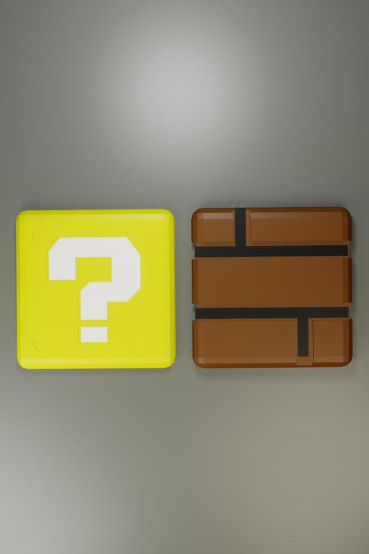 MARIO BROS - FLAT REFRIGERATOR MAGNETS