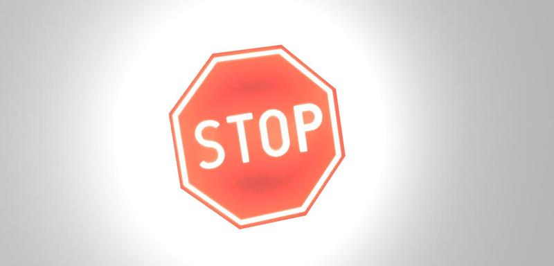 1/10 ROAD SIGN / ZNAK DROGOWY B20