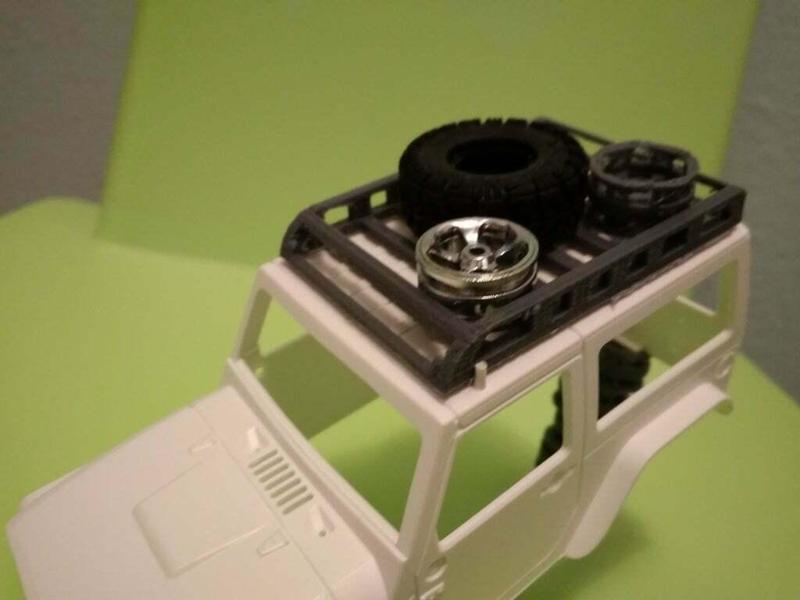 Orlandoo Hunter Roof rack  for Jeep OH35A01 Model 2 / Baca portaequipajes para Jeep Orlandoo 1/35 Modelo 2