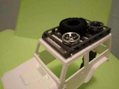 Orlandoo Hunter Roof rack  for Jeep OH35A01 Model 2 / Baca portaequipajes para Jeep Orlandoo 1/35 Modelo 2