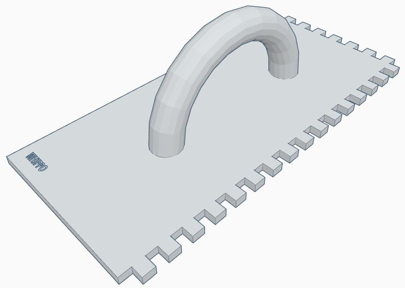 TOOTHED PLANE 8mm BRICKNESS