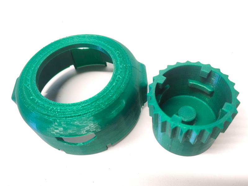 Husqvarna T25 Brushcutter Head Bottom Cover + mushroom, button -- repair kit