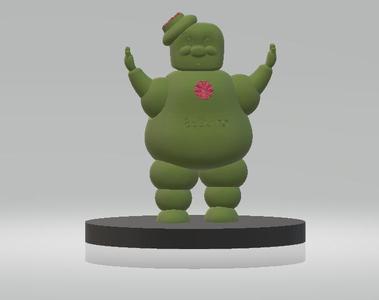 PUFT MARSHMALLOW MAN TOY 3D PRINTABLE MODEL