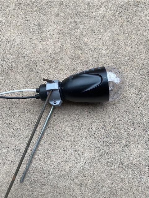 Christmas light lawn holder