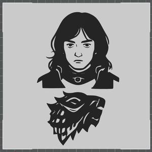 art wall/picture on the wall  Game Thrones Bran Stark            |