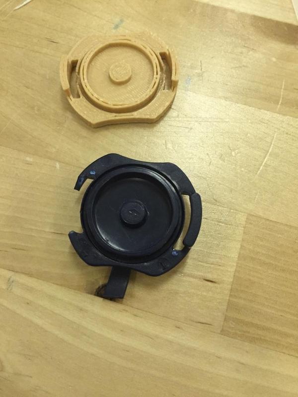 Air mattress replacement cap