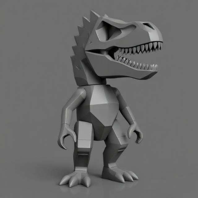 T-Rex Head on Human Body – The Dino-Humanoid Fusion 🦖🧍‍♂️