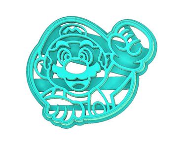 MARIO BROS COOKIE CUTTER, SUPER MARIO BROS COOKIE CUTTER, MARIO BROS, COOKIE CUTTER, FONDANT CUTTER