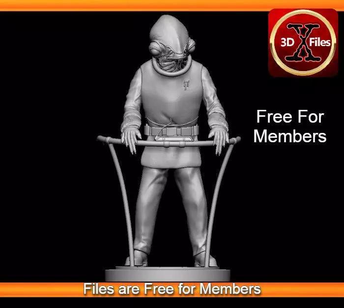 Star Wars Statue - Admiral Ackbar - Return Of The Jedi