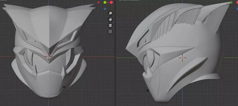 Dark Buster Go Buster 3D Printable Helmet