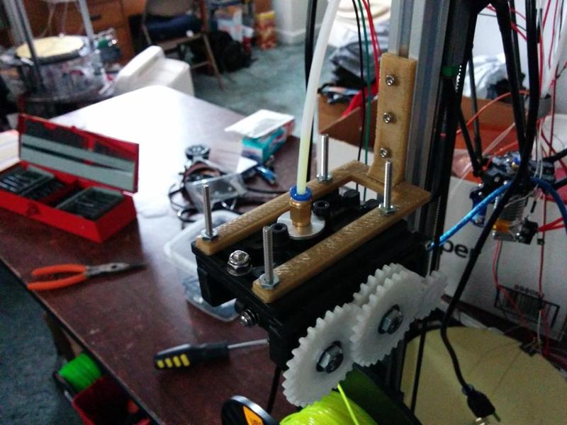 Kossel 2020 (mini) extruder mount fits Steve's Extruder (seemecnc)