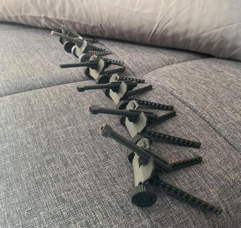 FIELD ARTILLERY FOR GRIMDARK FUTURE HUMAN DEFENSE FORCES (FDM FRIENDLY)