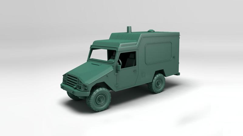 UMM Military Ambulance 1:64