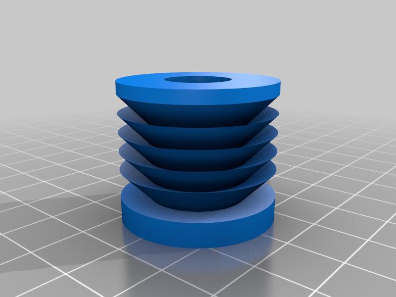 Bambu P1S X1C, Muffler With Tips, 10mm Magnets