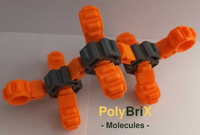PolyBriX - Molecules ( look-alike chemical structures )