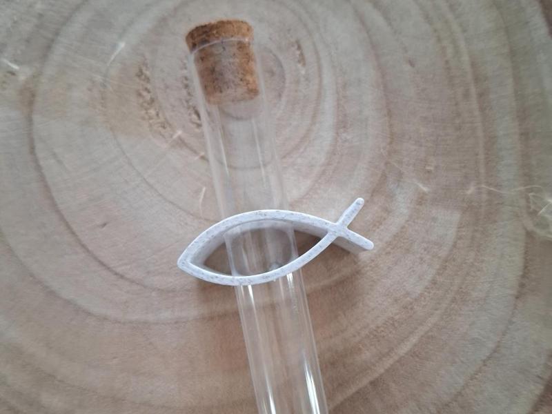 Fish as a test tube holder