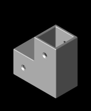 26 mm L-Shape Pipe Connector.stl