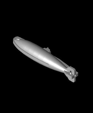 1/350 Scale SS 10 USS Viper B-Class Submarine.stl