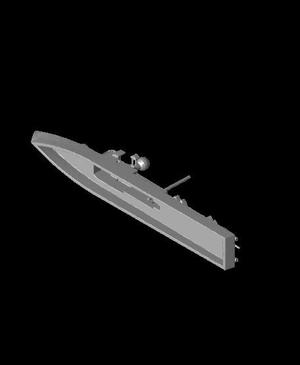 1/1250 Scale German Albatros 143 Class Patrol Ship.stl