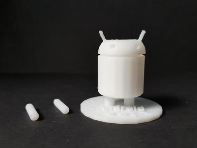 Android bot flower pot