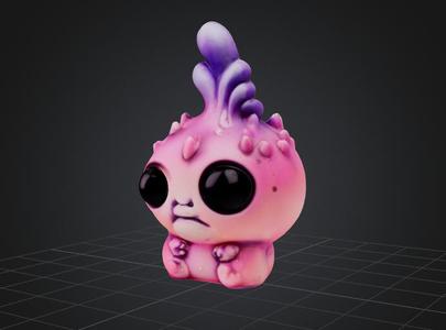 Cute Monster Dreamy Puff Toy
