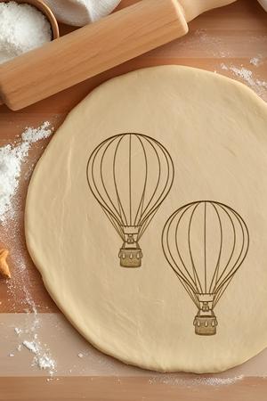 Hot Air Balloon Cookie Cutter, Biscuit Cutter