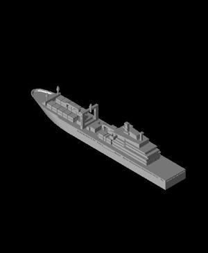 1/700 Scale Berlin Class Replenishment Ship.stl