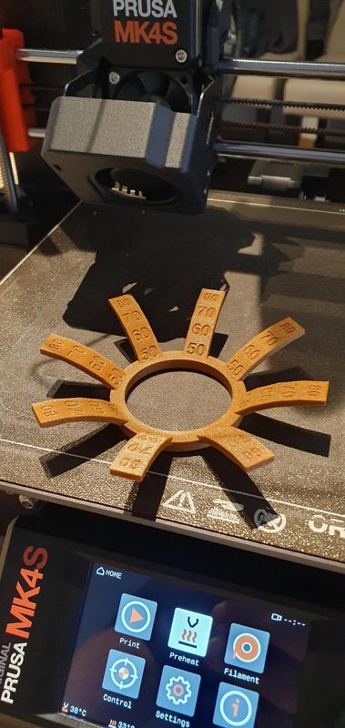 Quick overhang test - 80° - 8 sides