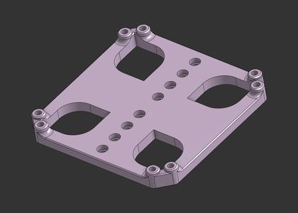 Raspbery & SKR Pico Voron DIN mount ver/hor