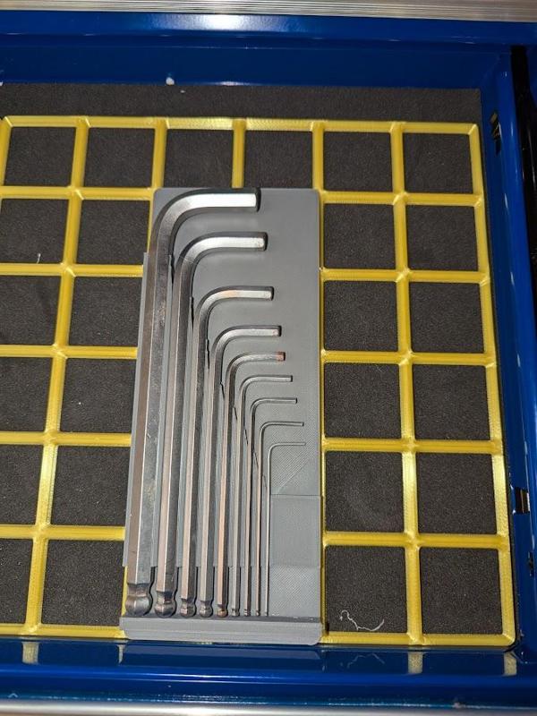 Gridfinity Halter für Inbus-Schlüssel