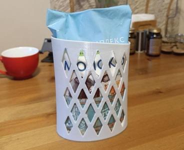 Milk bag holder