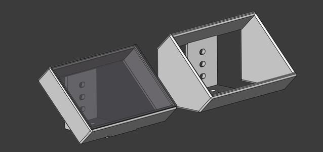 Screen Holder for Renogy 500A battery monitor.