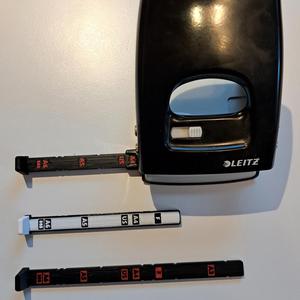 Anschlagschiene 1727 für Leitz Locher 5138 - A3 auch möglich