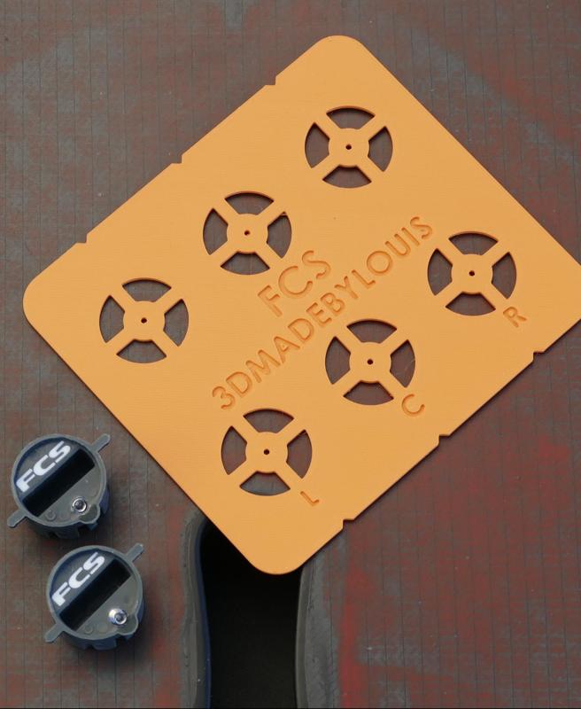 Marking template FCS X2 plugs