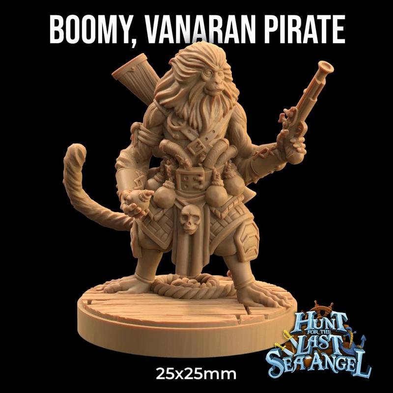 Boomy Vanaran Pirate - Presupported