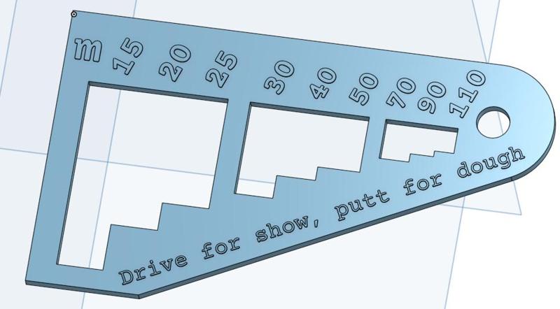 Discgolf Distance Finder Rangefinder Abstandmesser