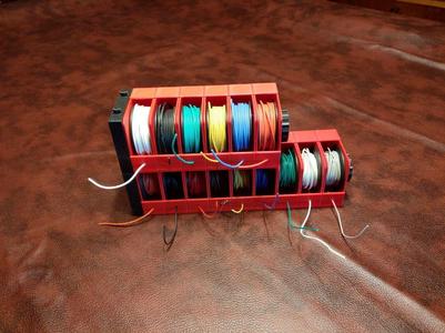 Modular wire spool holder