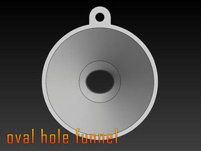oval hole funnel