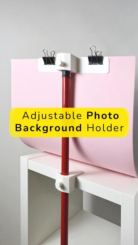 Adjustable Photo Background Holder - DIY Ready Studio!