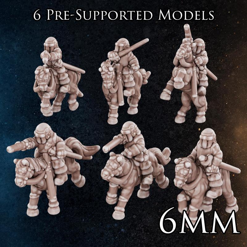 6mm - Light Cavalry - English Civil War - Pike & Shot