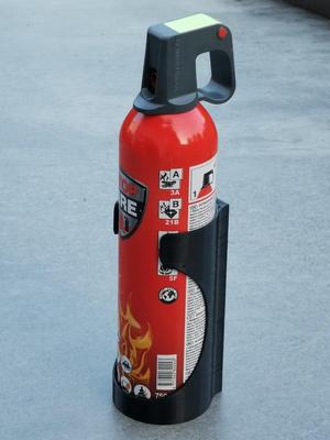 Fire extinguisher holder/ Wall mount / Wandhalterung für Feuerlöscher