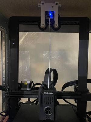 Ender 3 Upside down filament sensor and guide.