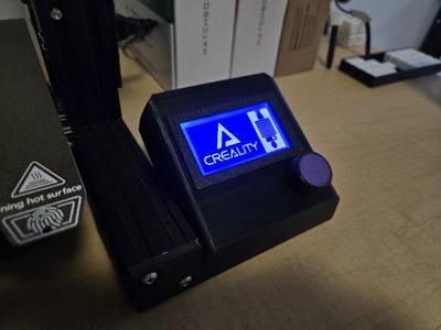 Ender-3 Pro display case in Ender-3 V2 style