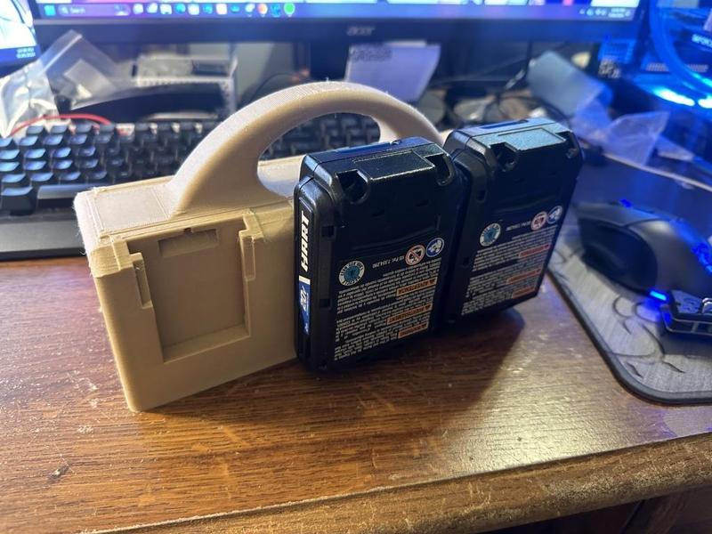 Hart 20v battery holder with handle