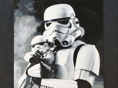 Stormtrooper dad HueForge