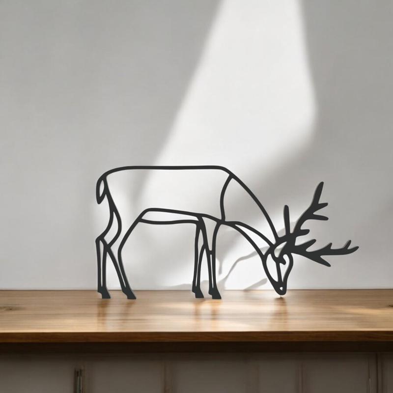 Deer Line Art - Desktop Line Art