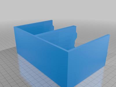 Empty units for Catan modular storage