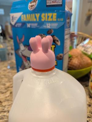 Cow Udder Milk Jug Topper